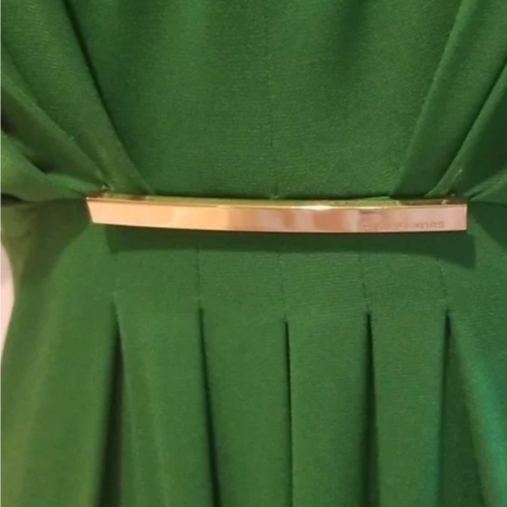 Michael Kors Emerald Green dress limited edition by Michael Kors great fit XS - Picture 3 of 16